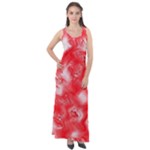 Redderite Sleeveless Velour Maxi Dress