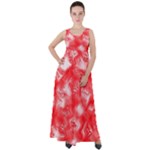 Redderite Empire Waist Velour Maxi Dress