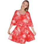 Redderite Velour Kimono Dress
