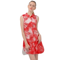 Sleeveless Shirt Dress 