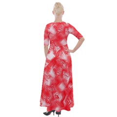 Half Sleeves Maxi Dress 