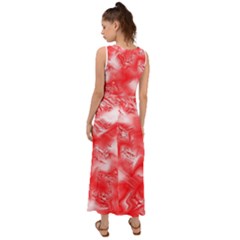 V-Neck Chiffon Maxi Dress 