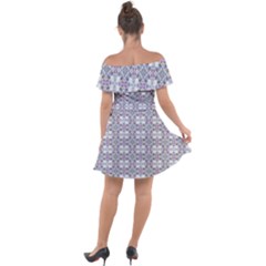 Off Shoulder Velour Dress 