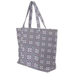 Wool Zip Up Canvas Bag