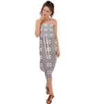 Wool Waist Tie Cover Up Chiffon Dress