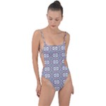 Wool Tie Strap One Piece Swimsuit