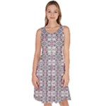 Wool Knee Length Skater Dress With Pockets