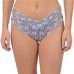 Wool Double Strap Halter Bikini Bottom