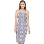 Wool Bodycon Cross Back Summer Dress