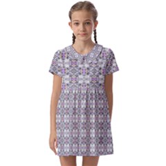 Kids  Asymmetric Collar Dress 