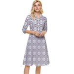 Wool Classy Knee Length Dress