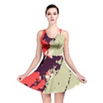 Abstract Colorful Pattern Reversible Skater Dress