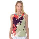 Abstract Colorful Pattern Women s Basketball Tank Top