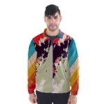 Abstract Colorful Pattern Men s Windbreaker