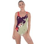 Abstract Colorful Pattern Bring Sexy Back Swimsuit