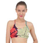 Abstract Colorful Pattern Basic Training Sports Bra