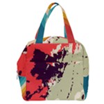 Abstract Colorful Pattern Boxy Hand Bag