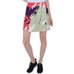 Abstract Colorful Pattern Tennis Skirt