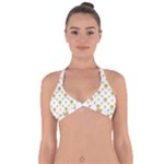 Uruguay Symbol Motif Pattern Halter Neck Bikini Top
