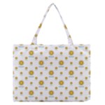 Uruguay Symbol Motif Pattern Zipper Medium Tote Bag