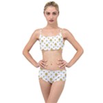 Uruguay Symbol Motif Pattern Layered Top Bikini Set