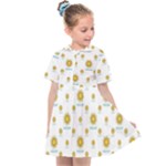 Uruguay Symbol Motif Pattern Kids  Sailor Dress