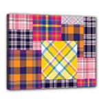 Checks Pattern Canvas 20  x 16  (Stretched)
