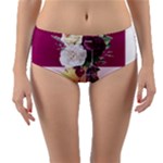 Flower Girl Reversible Mid-Waist Bikini Bottoms
