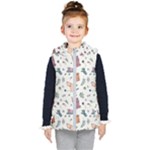 Funny Cats Kids  Hooded Puffer Vest