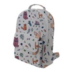 Funny Cats Flap Pocket Backpack (Large)