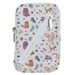 Funny Cats Belt Pouch Bag (Large)