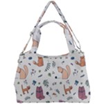 Funny Cats Double Compartment Shoulder Bag