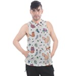 Funny Cats Men s Sleeveless Hoodie