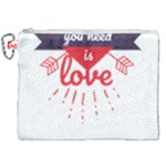 all you need is love Canvas Cosmetic Bag (XXL)