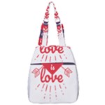 all you need is love Center Zip Backpack