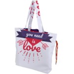all you need is love Drawstring Tote Bag