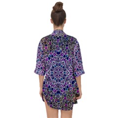 Open Front Chiffon Kimono 