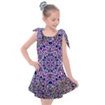Digital Painting Drawing Of Flower Power Kids  Tie Up Tunic Dress