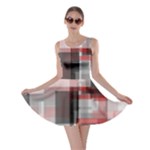 Abstract tiles, mixed color paint splashes, altered Skater Dress