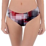 Abstract tiles, mixed color paint splashes, altered Reversible Classic Bikini Bottoms