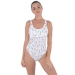 Cute Bunnies and carrots pattern, light colored theme Bring Sexy Back Swimsuit