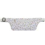 Cute Bunnies and carrots pattern, light colored theme Active Waist Bag