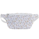 Cute Bunnies and carrots pattern, light colored theme Waist Bag 