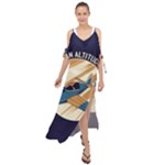 Airplane - I Need Altitude Adjustement Maxi Chiffon Cover Up Dress