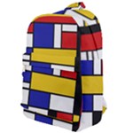 Stripes And Colors Textile Pattern Retro Classic Backpack