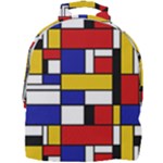 Stripes And Colors Textile Pattern Retro Mini Full Print Backpack