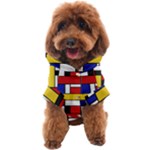 Stripes And Colors Textile Pattern Retro Dog Coat
