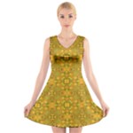 Togo (3) V-Neck Sleeveless Dress