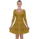 Togo (3) Quarter Sleeve Skater Dress