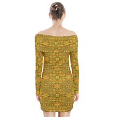 Long Sleeve Off Shoulder Dress 